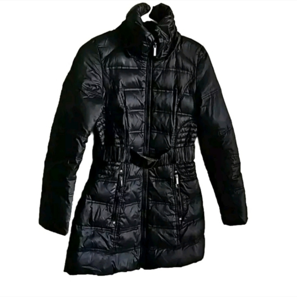 Laundry by shelli Segal black belted coat xs